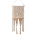 Wall-Mounted Macrame Tapestry with Shelf | High & Bury