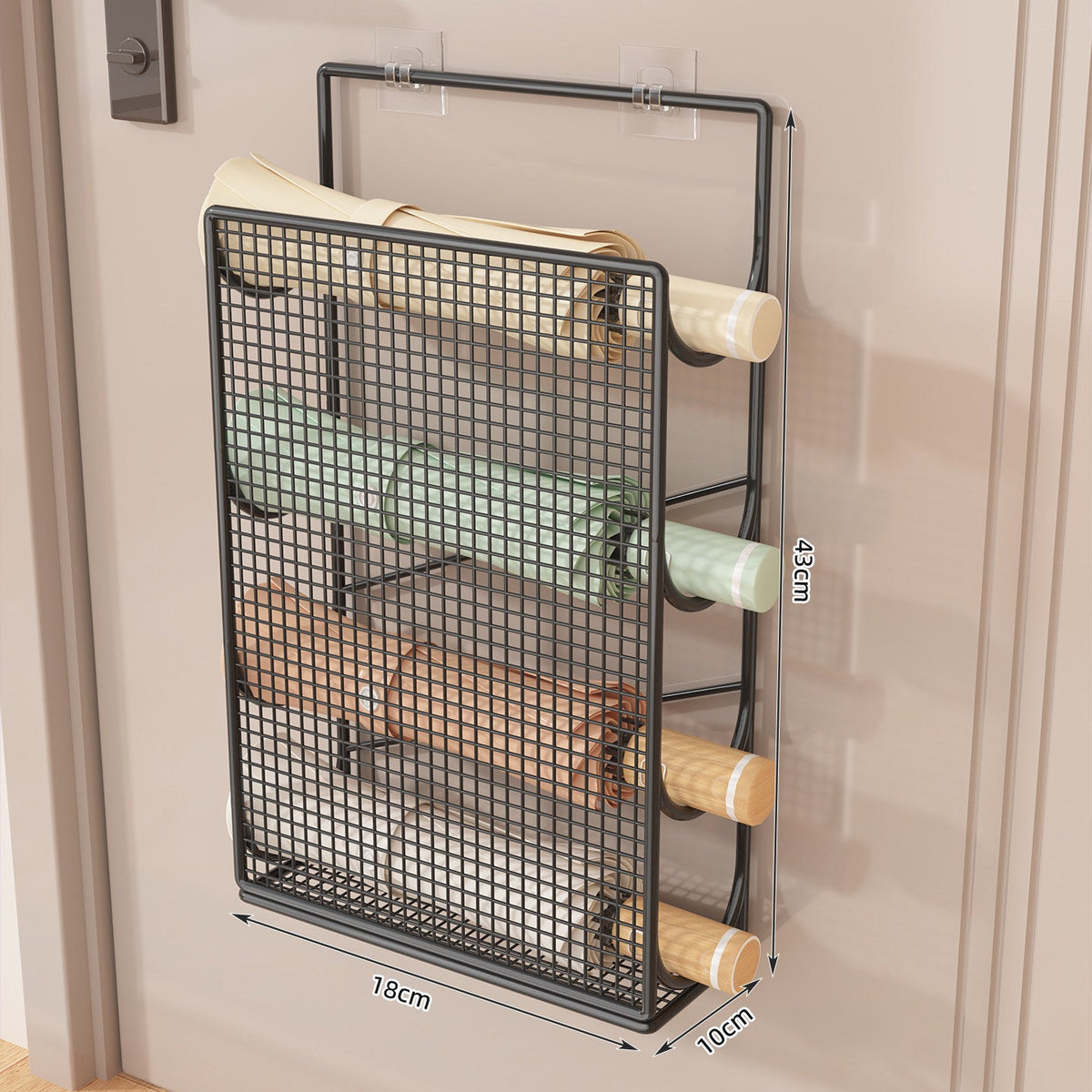 Wall-Mounted Roll Paper Organizer | High & Bury