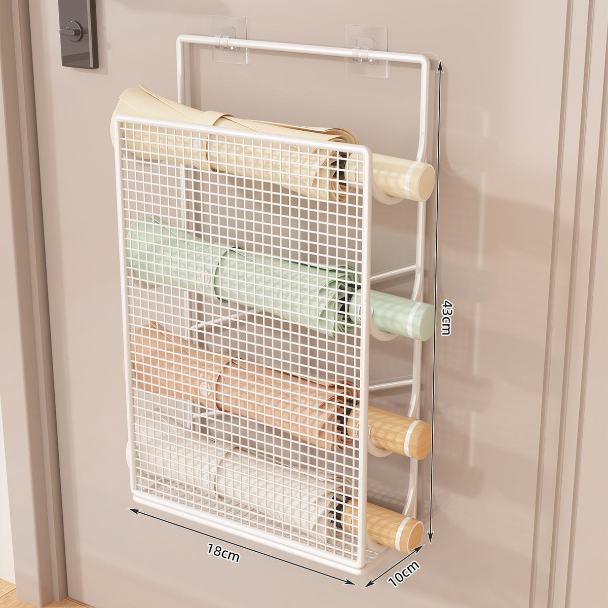 Wall-Mounted Roll Paper Organizer | High & Bury