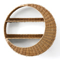 Wall Shelf made of Handcrafted Willow Material | High & Bury