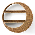 Wall Shelf made of Handcrafted Willow Material | High & Bury