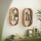 Wall Shelf made of Natural Rattan | High & Bury
