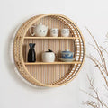 Wall Shelf made of Natural Rattan | High & Bury