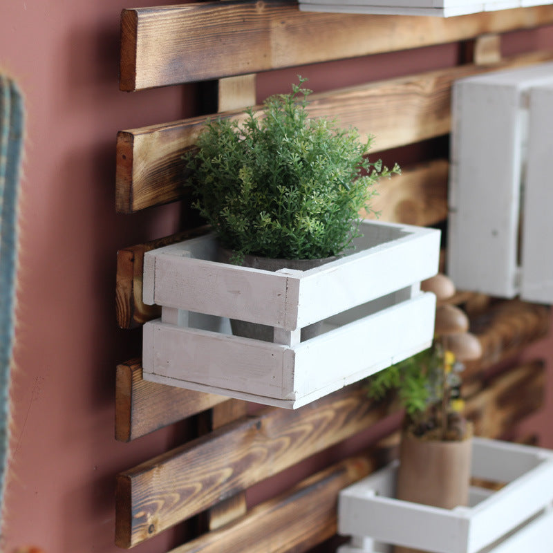 Wall Shelf System with Integrated Storage Boxes | High & Bury