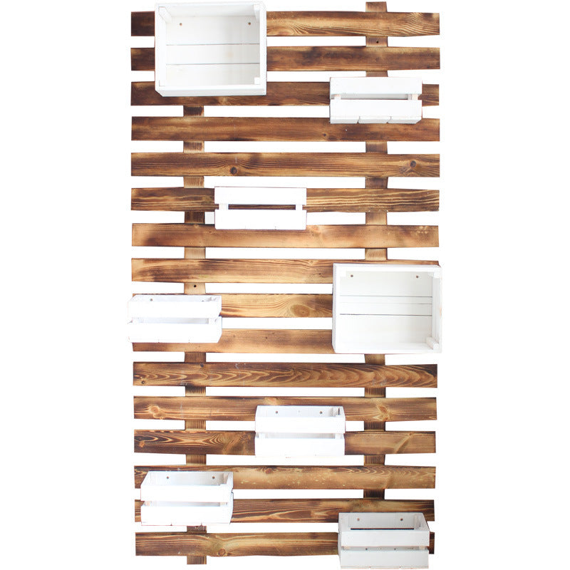 Wall Shelf System with Integrated Storage Boxes | High & Bury
