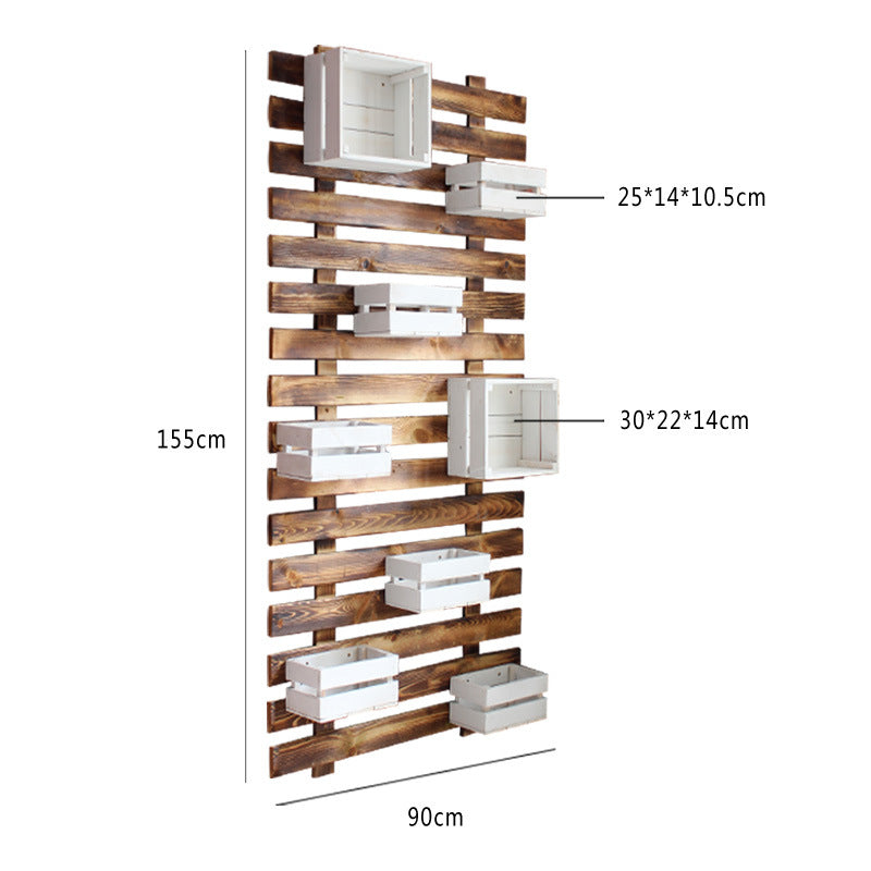 Wall Shelf System with Integrated Storage Boxes | High & Bury