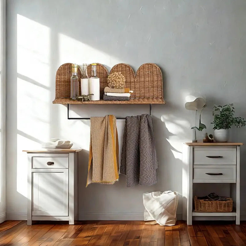Wall Shelf with Woven Design | High & Bury