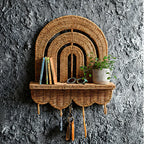 Wall Shelf Woven Natural Fiber | High & Bury