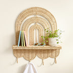 Wall Shelf Woven Natural Fiber | High & Bury