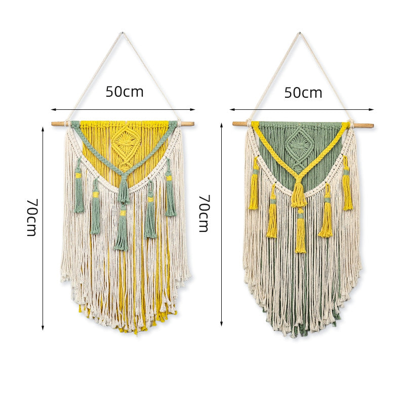 Wall Tapestry Cotton Textile Hanging | High & Bury