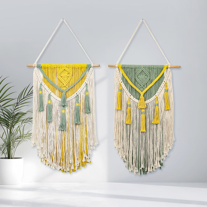 Wall Tapestry Cotton Textile Hanging | High & Bury