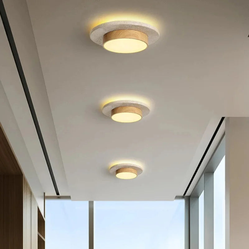 Wandercrest Travertine Ceiling Lamp