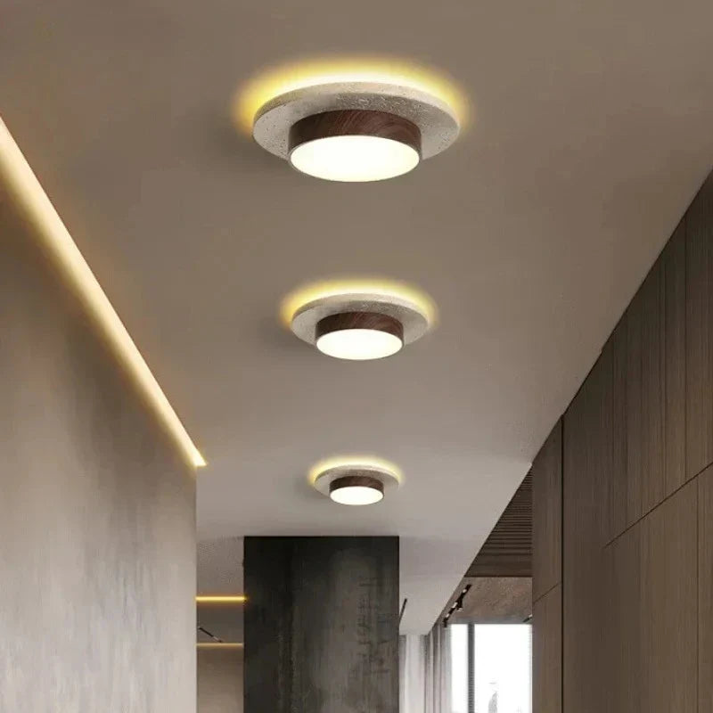 Wandercrest Travertine Ceiling Lamp