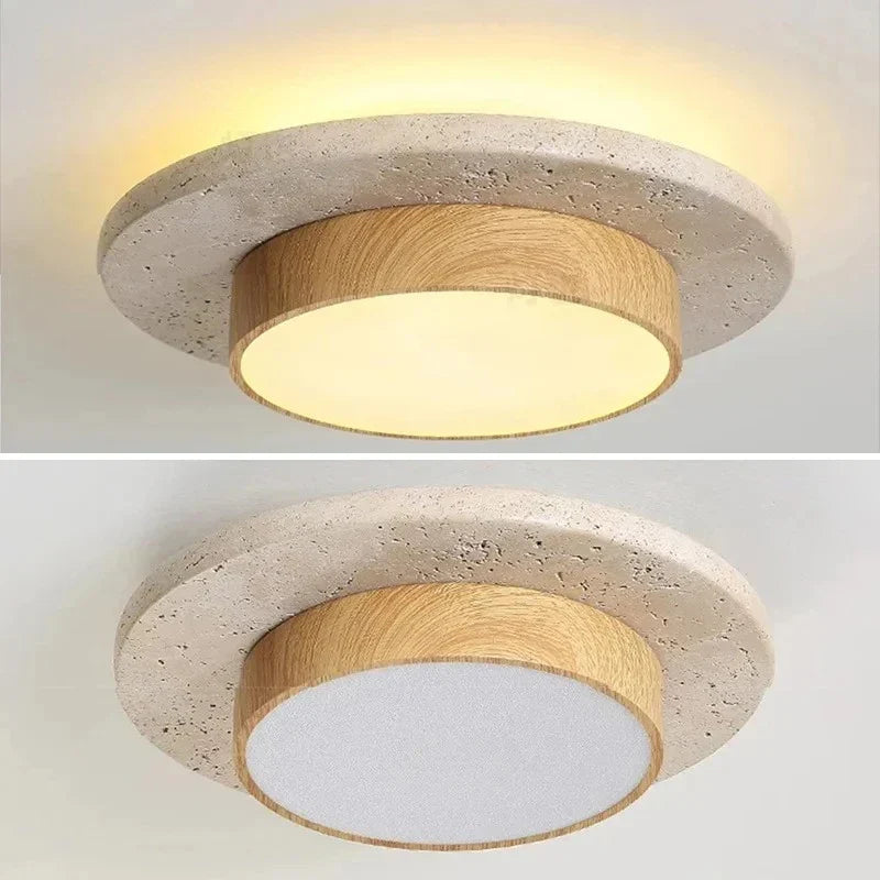 Wandercrest Travertine Ceiling Lamp