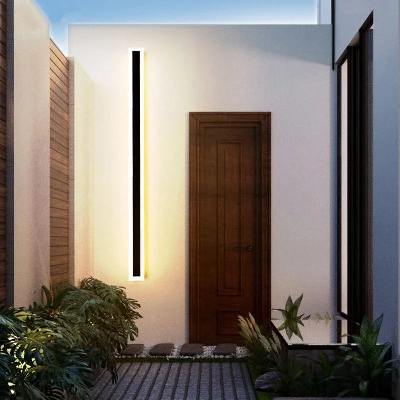Wanderhaven Linear Metal Outdoor Wall Light