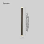 Wanderhaven Linear Metal Outdoor Wall Light