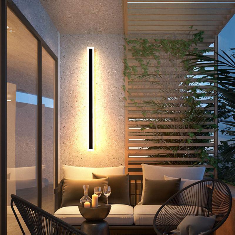 Wanderhaven Linear Metal Outdoor Wall Light