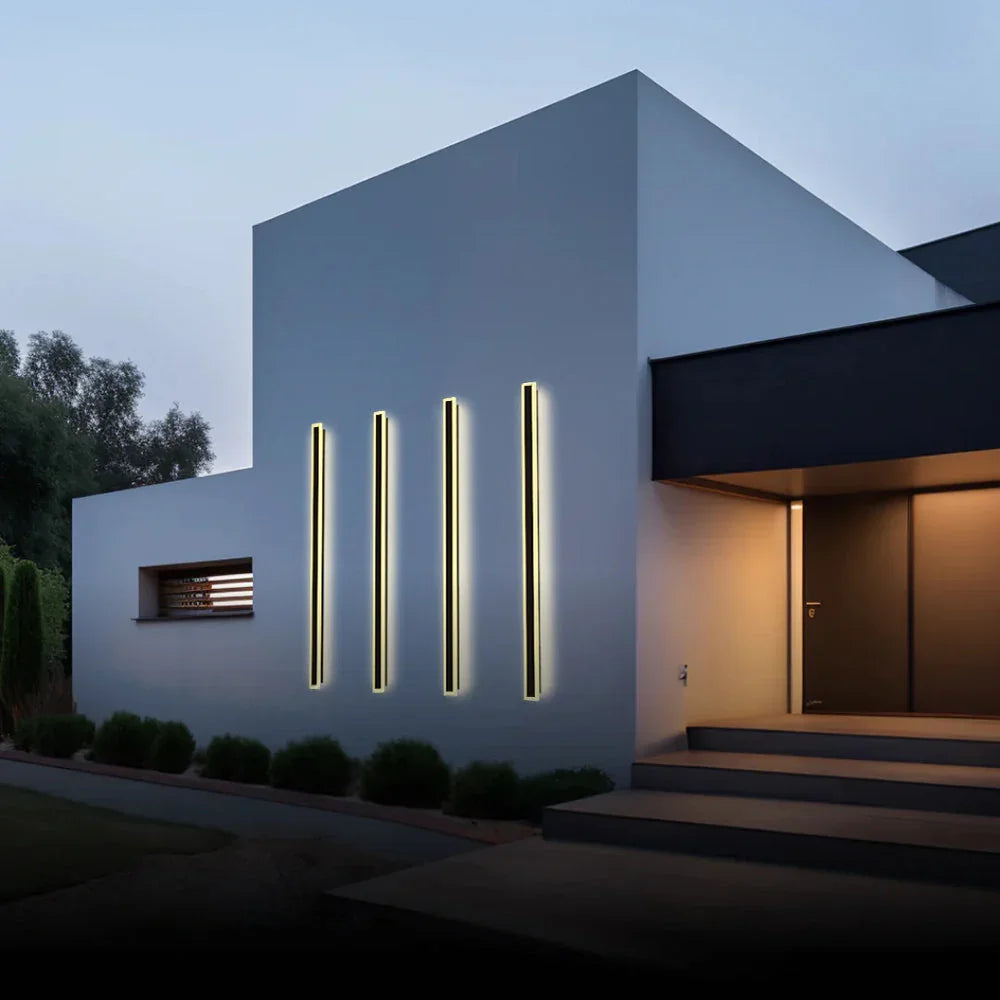 Wanderhaven Linear Metal Outdoor Wall Light
