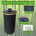 Waste Bin with Bamboo Lid | High & Bury