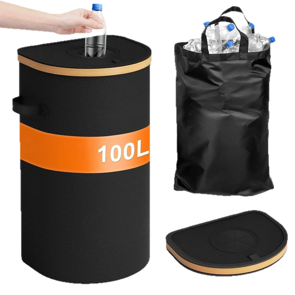 Waste Separation Container with Practical Lid and Large Volume | High & Bury