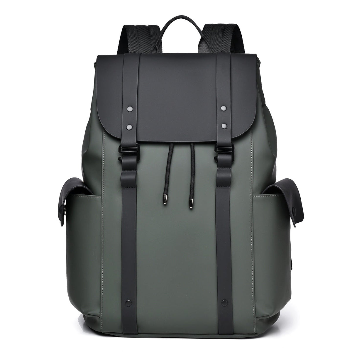 Waterproof Fabric Rucksack with Padded Straps and Multiple Compartments, view 2