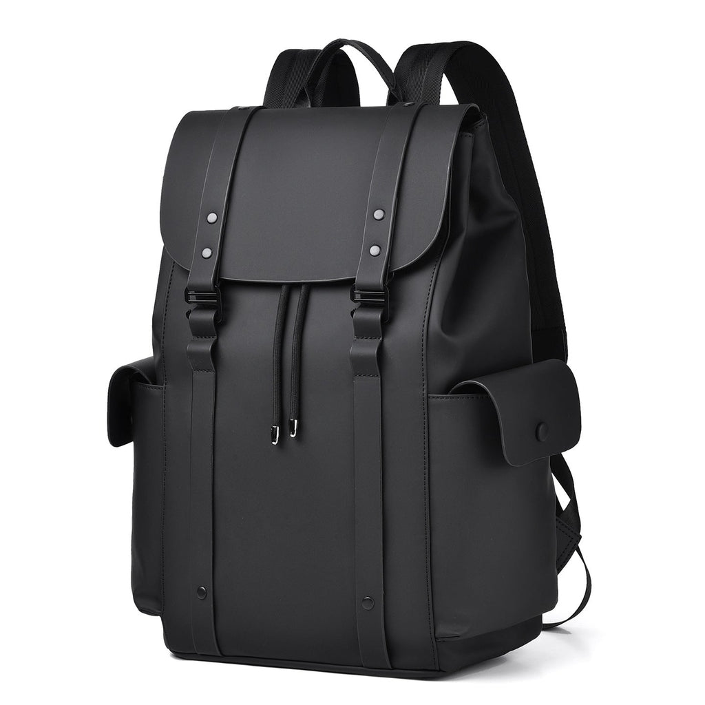 Waterproof Fabric Rucksack with Padded Straps and Multiple Compartments