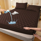 Waterproof Fitted Mattress Protector, Polyester and TPU, 30 cm, view 10