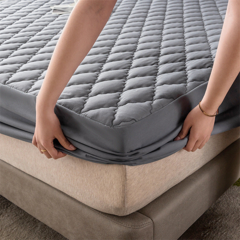 Waterproof Fitted Mattress Protector, Polyester and TPU, 30 cm, view 2