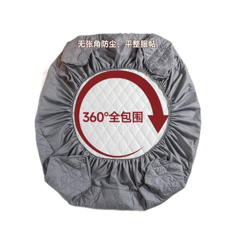 Waterproof Fitted Mattress Protector, Polyester and TPU, 30 cm, view 3