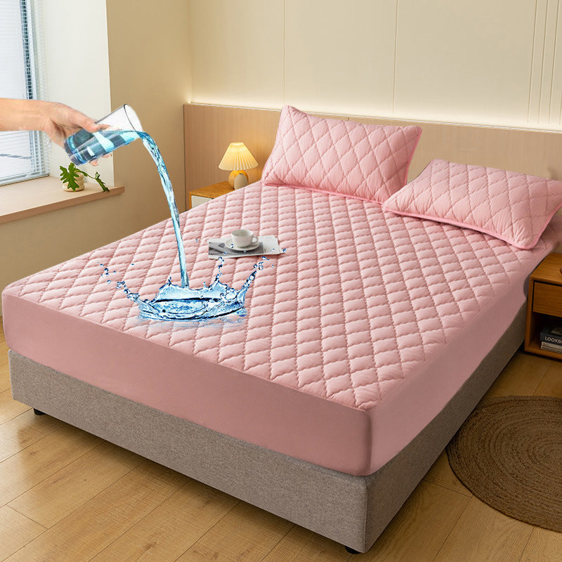 Waterproof Fitted Mattress Protector, Polyester and TPU, 30 cm, view 8