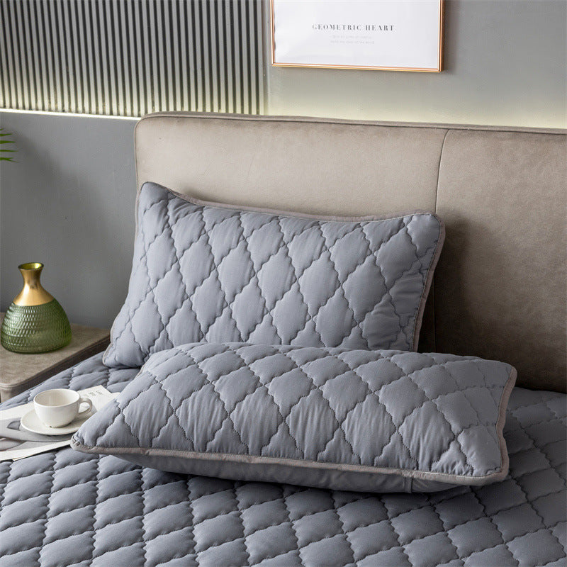 Waterproof Fitted Mattress Protector, Polyester and TPU, 30 cm