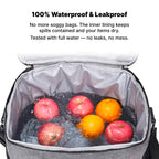 Waterproof Insulated Cooler Bag, 42 x 28 x 31 cm, 8mm Foam, Shoulder Strap, view 3