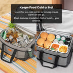 Waterproof Insulated Cooler Bag, 42 x 28 x 31 cm, 8mm Foam, Shoulder Strap, view 5