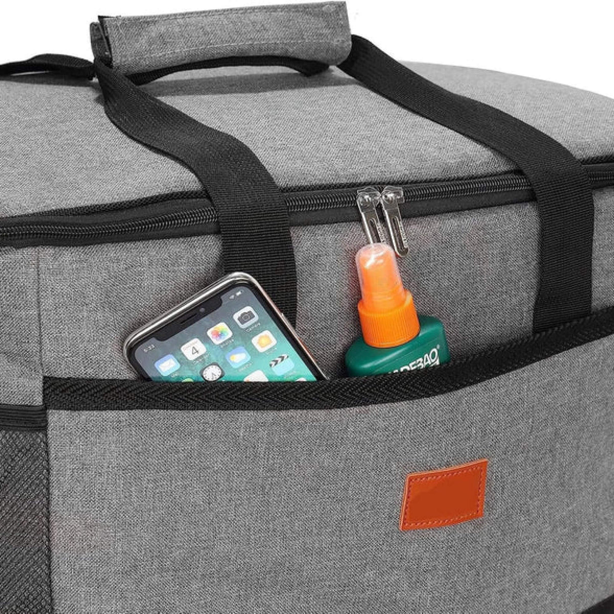 Waterproof Insulated Cooler Bag, 42 x 28 x 31 cm, 8mm Foam, Shoulder Strap, view 8