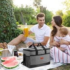 Waterproof Insulated Cooler Bag, 42 x 28 x 31 cm, 8mm Foam, Shoulder Strap