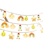 Waterproof Outdoor Rainbow Cloud LED String Lights | High & Bury