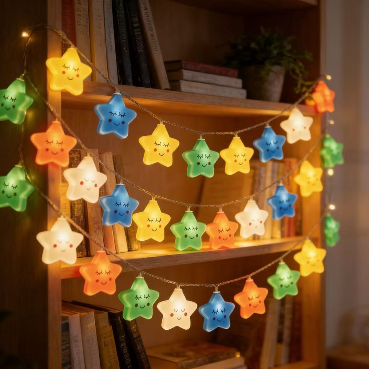 Waterproof Outdoor Rainbow Cloud LED String Lights | High & Bury