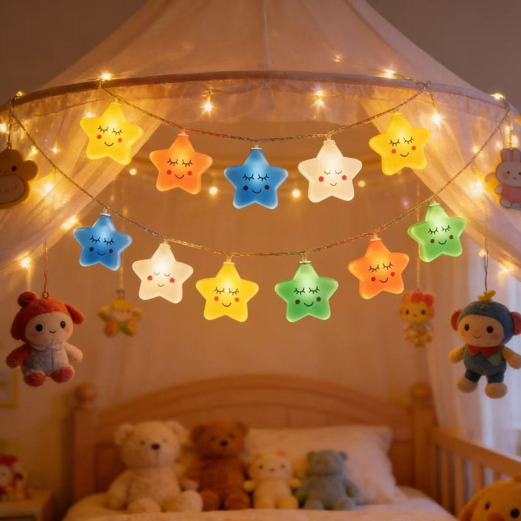 Waterproof Outdoor Rainbow Cloud LED String Lights | High & Bury