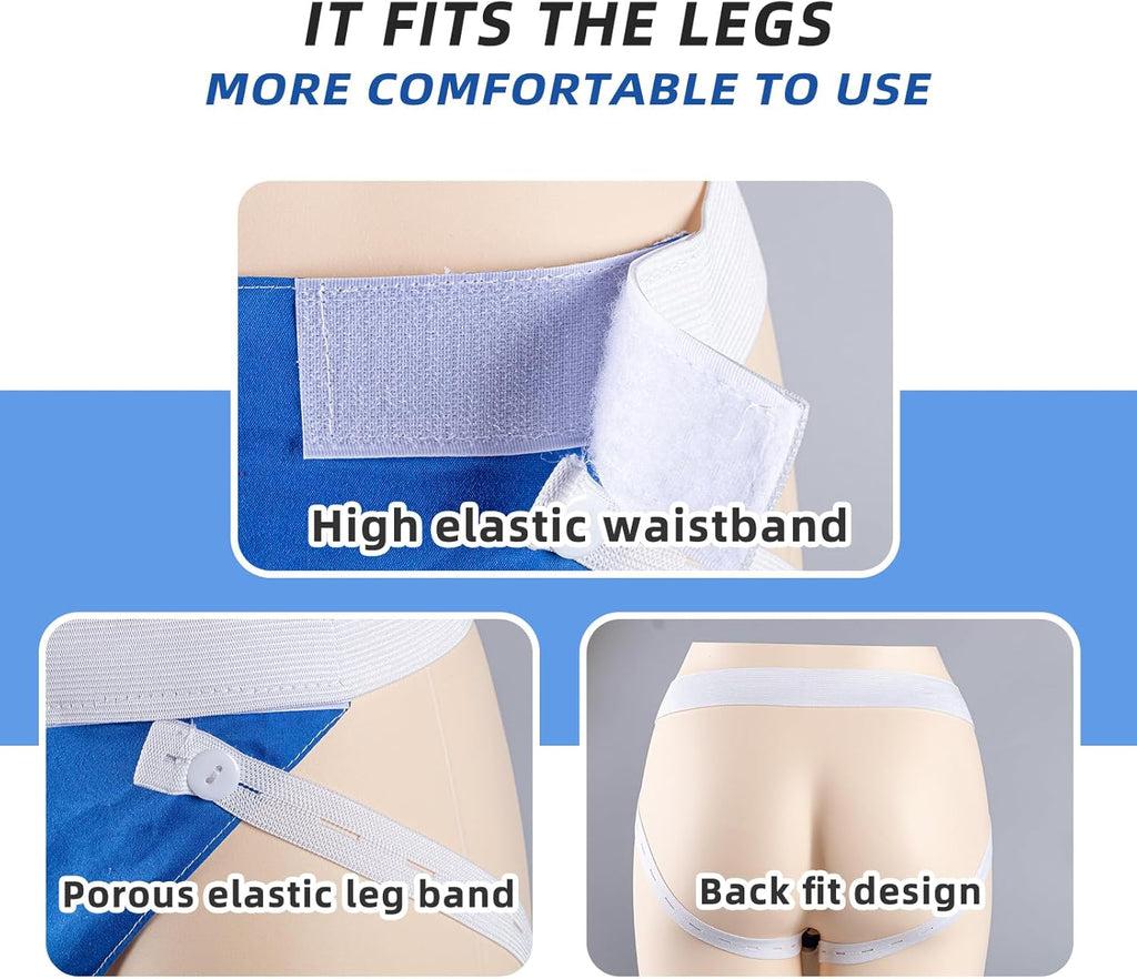 Wearable Urine Collector with 100 cm Tube and 1000 mL & 2000 mL Bags, view 3