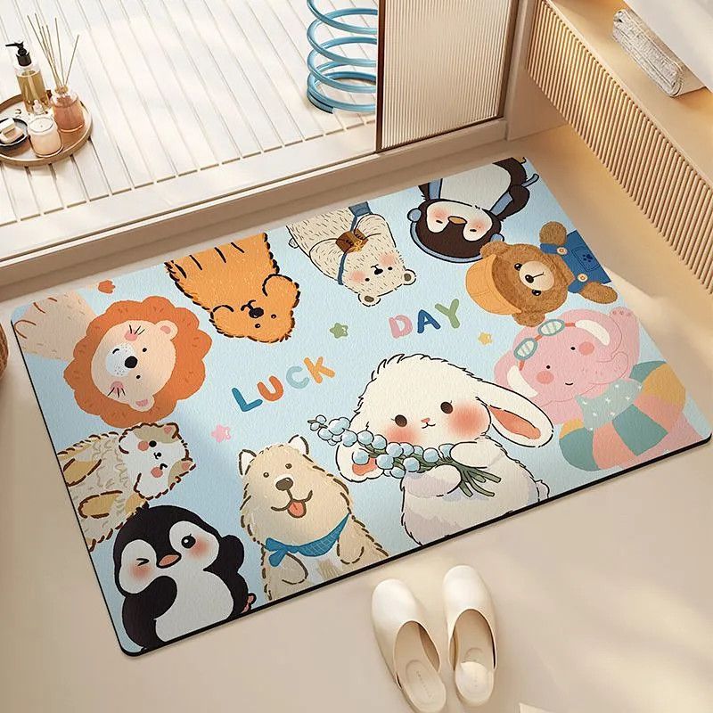 Welcome Home Cartoon Area Rug | High & Bury