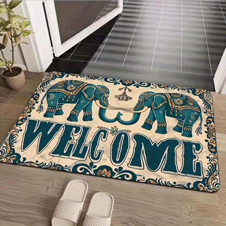 Welcome Mat Soft Textile Non Slip | High & Bury