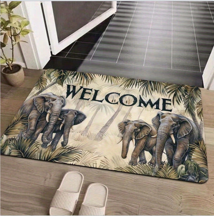 Welcome Mat Soft Textile Non Slip | High & Bury