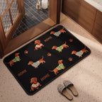 Welcome Mat with Cute Dog Design | High & Bury