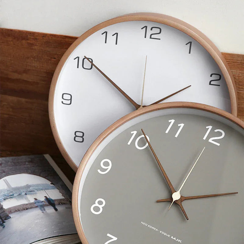 Wenlelta Grey Wall Clock