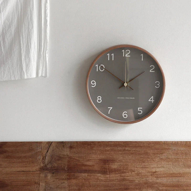 Wenlelta Grey Wall Clock