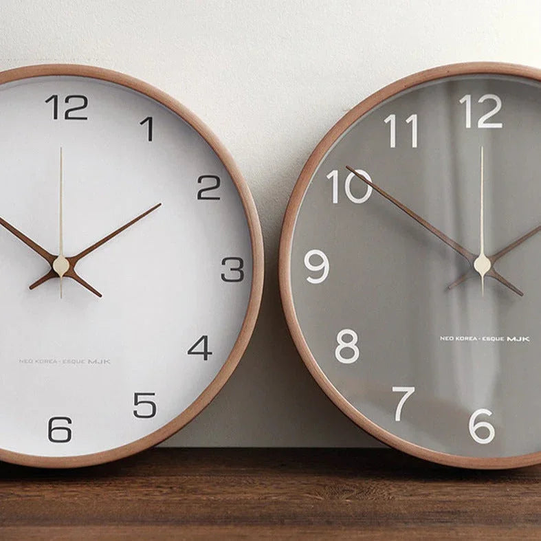 Wenlelta Grey Wall Clock