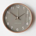 Wenlelta Grey Wall Clock