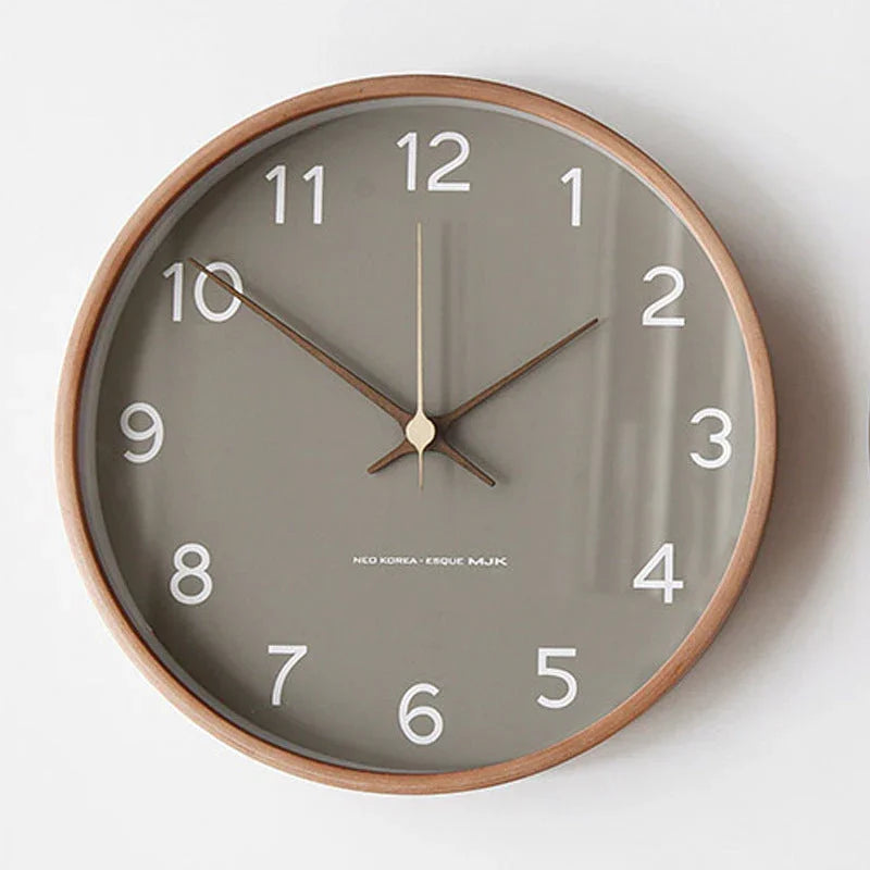 Wenlelta Grey Wall Clock