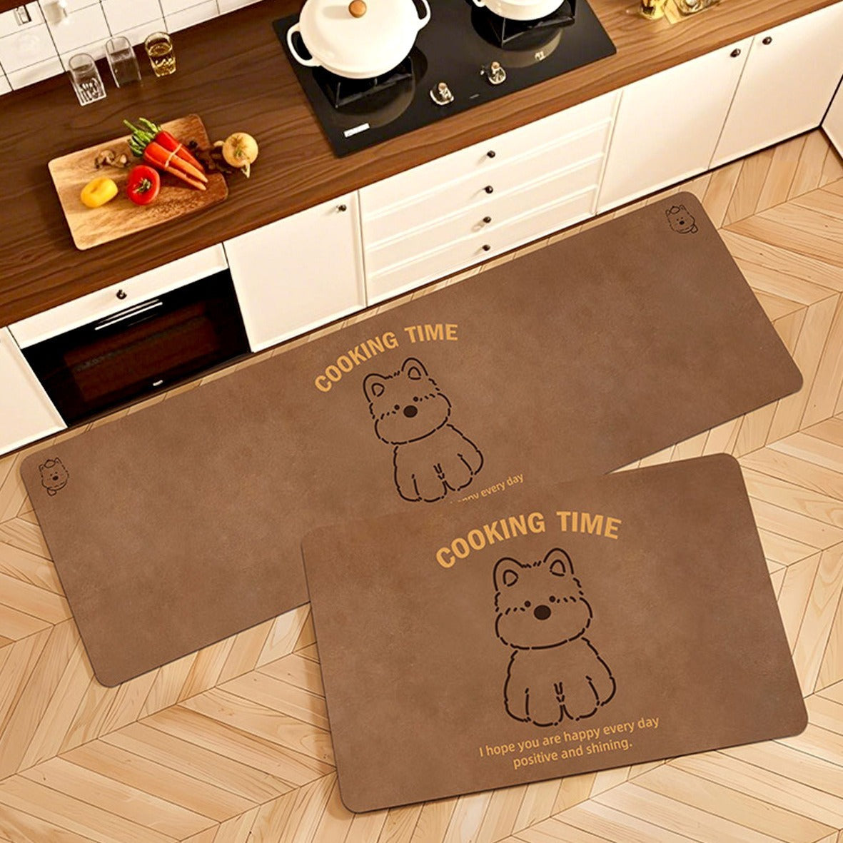Whimsical Cooking-Themed Kitchen Mat | High & Bury