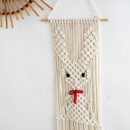 Whimsical Macrame Bunny Wall Hanging | High & Bury
